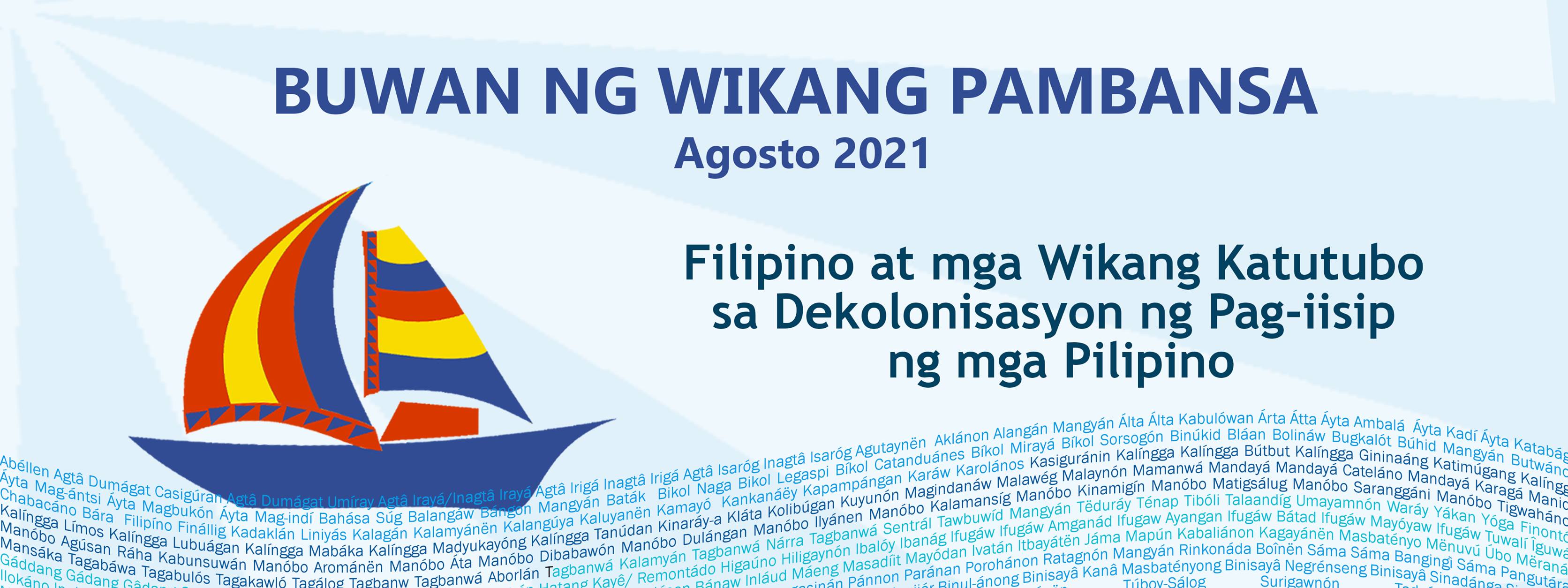Nakikiisa ang CSQC sa Pagdiriwang ng Buwan ng Wika at Kasaysayan 2021